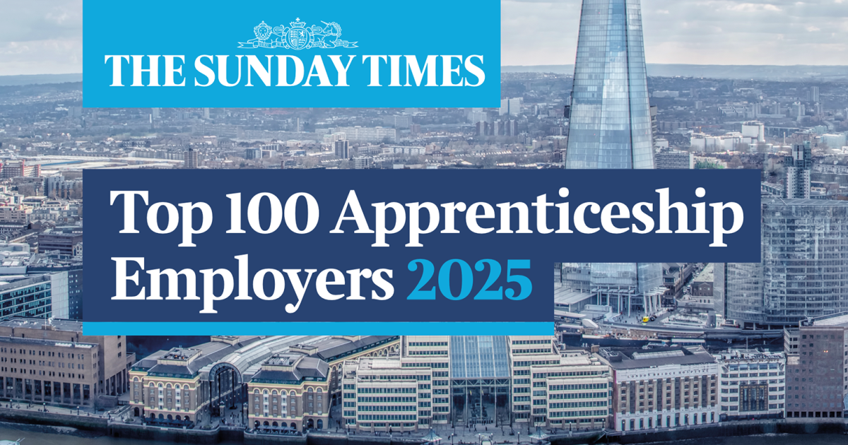 Monahans earns spot in The Sunday Times Top 100 Apprenticeship Employers 2025