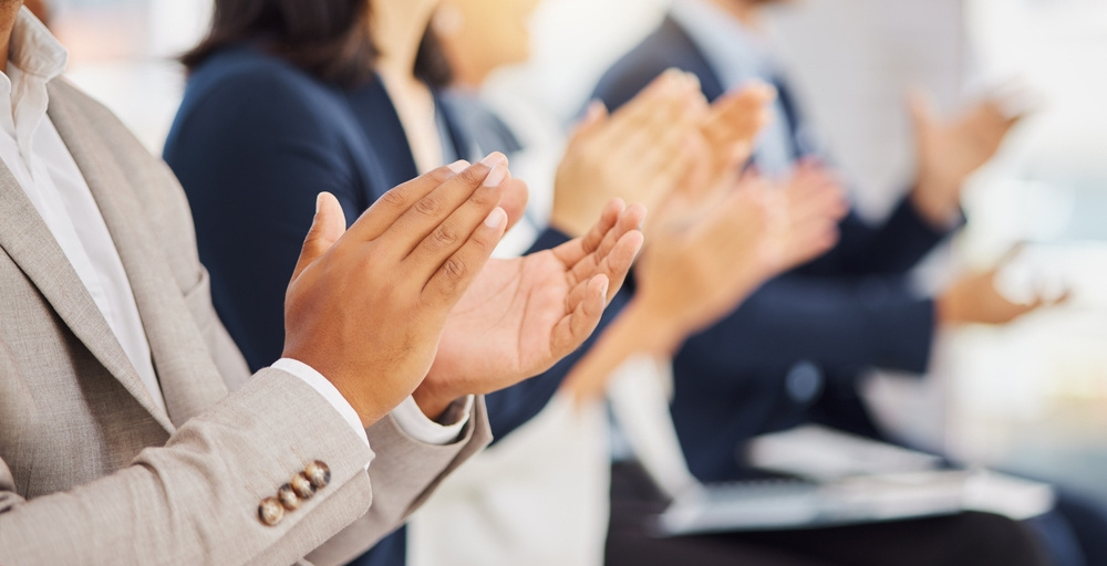 Applauding well-earned promotions across the team