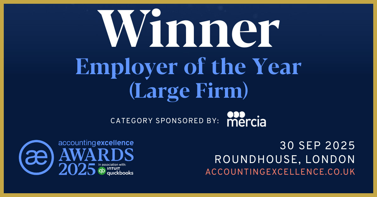 Monahans, part of the Sumer Group, wins Employer of the Year (Large Firm) 2025